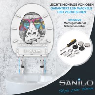 WC-Sitz mit Absenkautomatik und Schnellverschluss Stay Cool - Premium Toilettendeckel direkt vom Hersteller