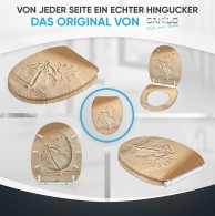 WC-Sitz mit Absenkautomatik und Schnellverschluss Sunshine - Premium Toilettendeckel direkt vom Hersteller
