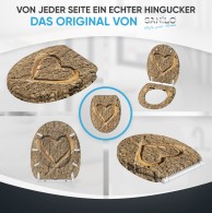 WC-Sitz mit Absenkautomatik und Schnellverschluss True Love - Premium Toilettendeckel direkt vom Hersteller