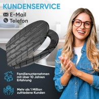 WC-Sitz mit Absenkautomatik und Schnellverschluss Tyre - Premium Toilettendeckel direkt vom Hersteller
