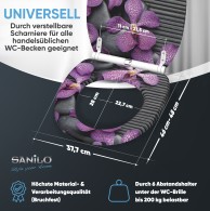 WC-Sitz mit Absenkautomatik und Schnellverschluss Vanda - Premium Toilettendeckel direkt vom Hersteller