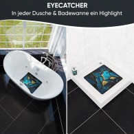 Badematte Marmor Cobalt 53 x 53 cm