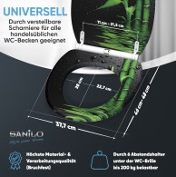 WC-Sitz mit Absenkautomatik und Schnellverschluss Virella - Premium Toilettendeckel direkt vom Hersteller
