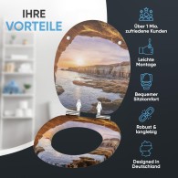 WC-Sitz mit Absenkautomatik Bay - Premium Toilettendeckel direkt vom Hersteller
