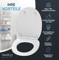 Soft Close Toilet Seat White