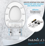 Soft Close Toilet Seat White