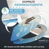 WC-Sitz mit Absenkautomatik und Schnellverschluss Yes you can - Premium Toilettendeckel direkt vom Hersteller