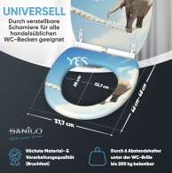 WC-Sitz mit Absenkautomatik und Schnellverschluss Yes you can - Premium Toilettendeckel direkt vom Hersteller