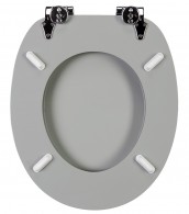 WC-Sitz mit Absenkautomatik Manhattan Grau - Premium Toilettendeckel direkt vom Hersteller