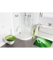 6-teiliges Badezimmer Set Green Leaf