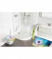 WC-Sitz mit Absenkautomatik Pusteblume - Premium Toilettendeckel direkt vom Hersteller