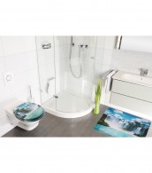 WC-Sitz mit Absenkautomatik Wasserfall - Premium Toilettendeckel direkt vom Hersteller