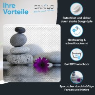 Badematte Energy Stones 53 x 53 cm