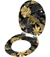 WC-Sitz Golden Leaves - Premium Toilettendeckel direkt vom Hersteller