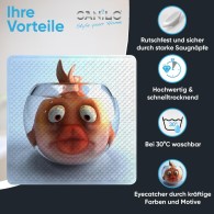 Badematte Goldfisch 53 x 53 cm