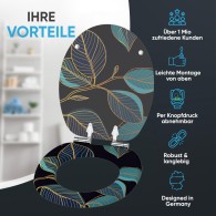 WC-Sitz mit Absenkautomatik Tavira - Premium Toilettendeckel direkt vom Hersteller
