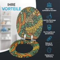 WC-Sitz mit Absenkautomatik Velora - Premium Toilettendeckel direkt vom Hersteller