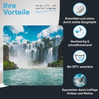 Badematte Wasserfall 53 x 53 cm