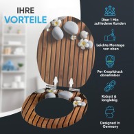 WC-Sitz mit Absenkautomatik Zentara - Premium Toilettendeckel direkt vom Hersteller