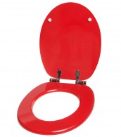 WC-Sitz mit Absenkautomatik Rot - Premium Toilettendeckel direkt vom Hersteller