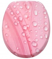 WC-Sitz Pink Flower - Premium Toilettendeckel direkt vom Hersteller