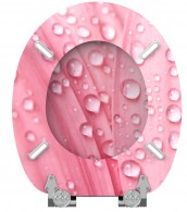 WC-Sitz mit Absenkautomatik Pink Flower - Premium Toilettendeckel direkt vom Hersteller