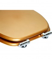 WC-Sitz mit Absenkautomatik Glitzer Gold - Premium Toilettendeckel direkt vom Hersteller
