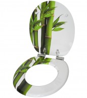 WC-Sitz mit Absenkautomatik Bambus Grün - Premium Toilettendeckel direkt vom Hersteller