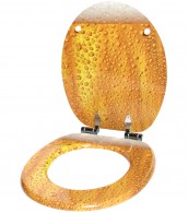 WC-Sitz mit Absenkautomatik Bier