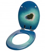 WC-Sitz mit Absenkautomatik Dream Island - Premium Toilettendeckel direkt vom Hersteller
