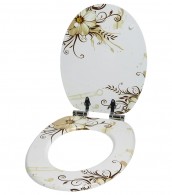 WC-Sitz mit Absenkautomatik Flower - Premium Toilettendeckel direkt vom Hersteller