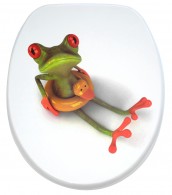 WC-Sitz mit Absenkautomatik Froggy - Premium Toilettendeckel direkt vom Hersteller