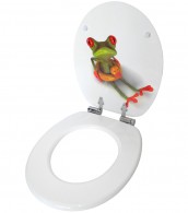 WC-Sitz mit Absenkautomatik Froggy - Premium Toilettendeckel direkt vom Hersteller