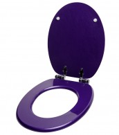 WC-Sitz mit Absenkautomatik Glitzer Lila - Premium Toilettendeckel direkt vom Hersteller