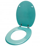 WC-Sitz Glitzer Türkis - Premium Toilettendeckel direkt vom Hersteller