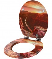 WC-Sitz mit Absenkautomatik Grand Canyon - Premium Toilettendeckel direkt vom Hersteller