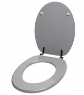 WC-Sitz Manhattan Grau - Premium Toilettendeckel direkt vom Hersteller