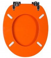 WC-Sitz mit Absenkautomatik Orange - Premium Toilettendeckel direkt vom Hersteller