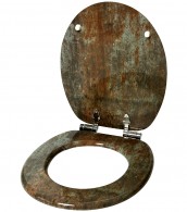 WC-Sitz mit Absenkautomatik Rusty - Premium Toilettendeckel direkt vom Hersteller