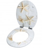 WC-Sitz mit Absenkautomatik Seestern - Premium Toilettendeckel direkt vom Hersteller