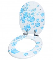 WC-Sitz mit Absenkautomatik Wasserblasen - Premium Toilettendeckel direkt vom Hersteller