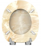 WC-Sitz mit Absenkautomatik Marmor Natur - Premium Toilettendeckel direkt vom Hersteller