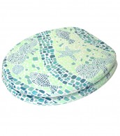 WC-Sitz mit Absenkautomatik Mosaic World Green - Premium Toilettendeckel direkt vom Hersteller