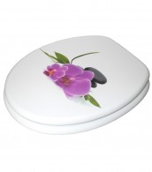 WC-Sitz mit Absenkautomatik Orchidee - Premium Toilettendeckel direkt vom Hersteller
