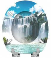 WC-Sitz mit Absenkautomatik Wasserfall - Premium Toilettendeckel direkt vom Hersteller