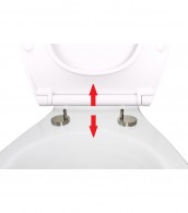 WC-Sitz mit Absenkautomatik Flat Bastia - Premium Toilettendeckel direkt vom Hersteller